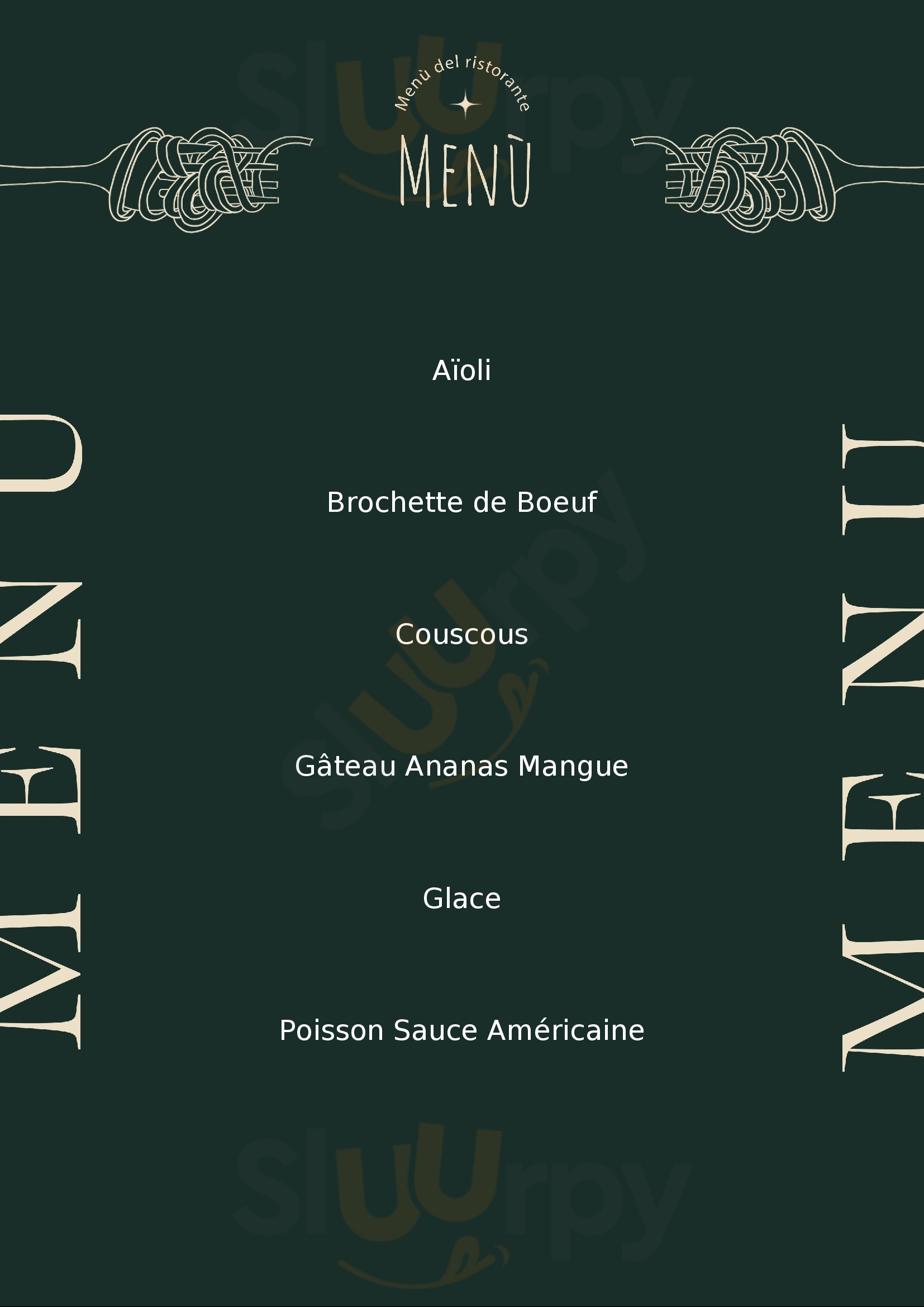 Cocotte Corner Puget-sur-Argens Menu - 1