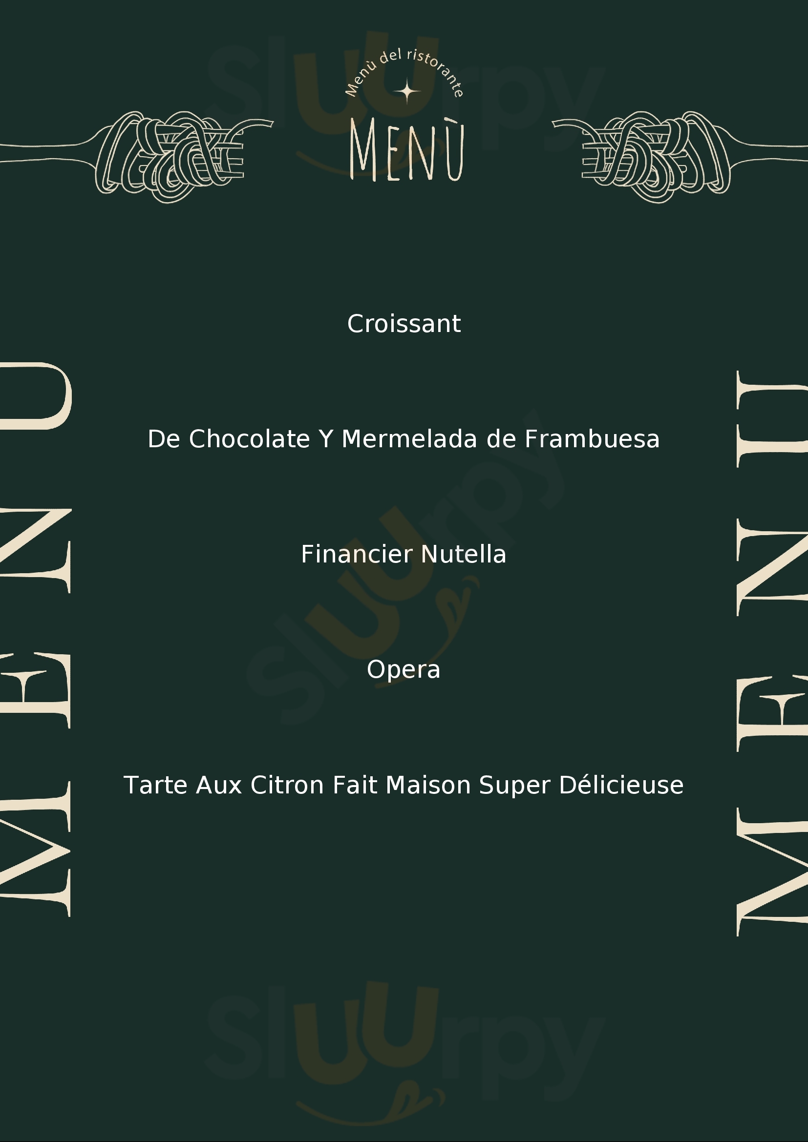 Co-pain & Café Paris Menu - 1