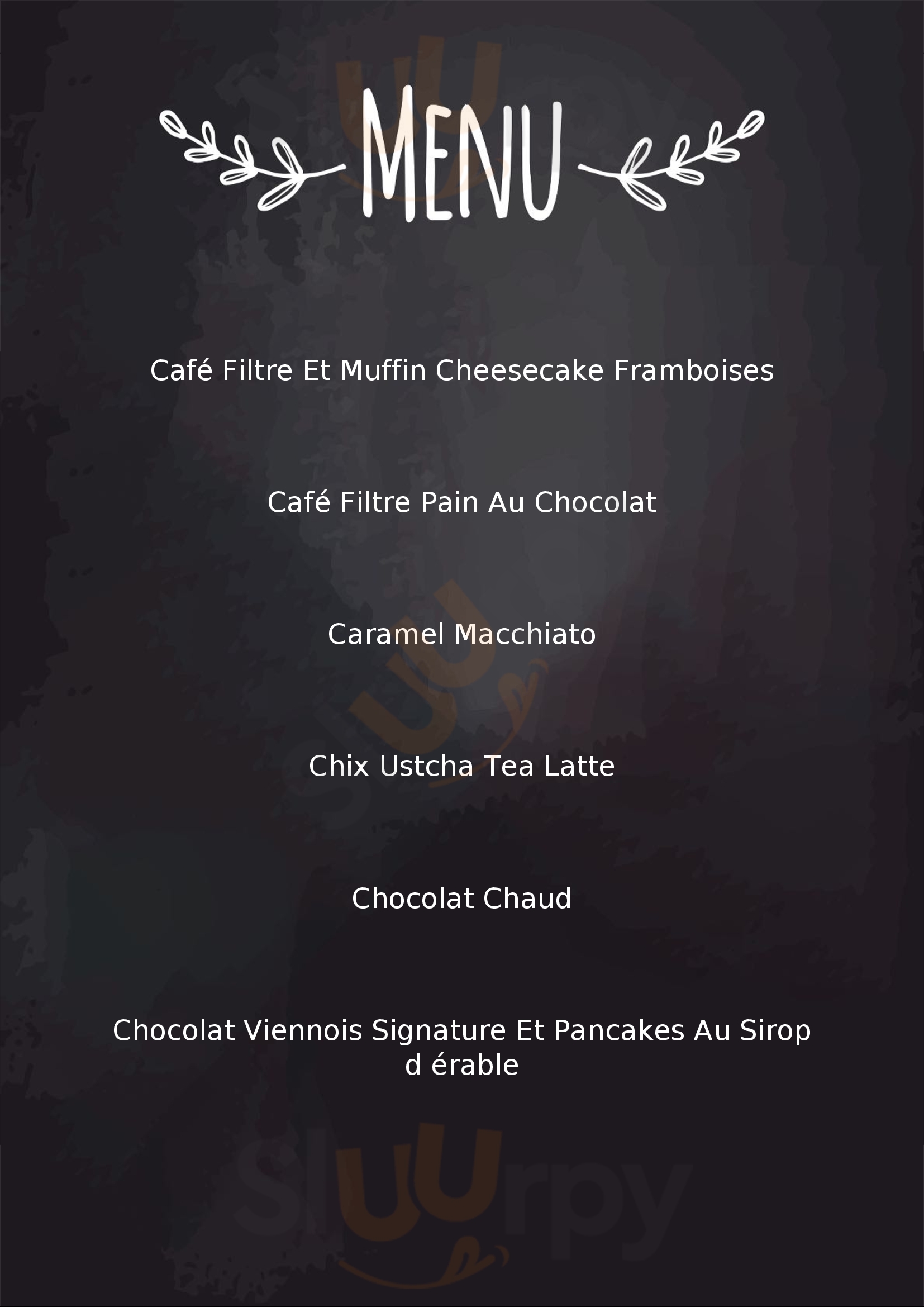 Starbucks - Kiosque Paris Menu - 1