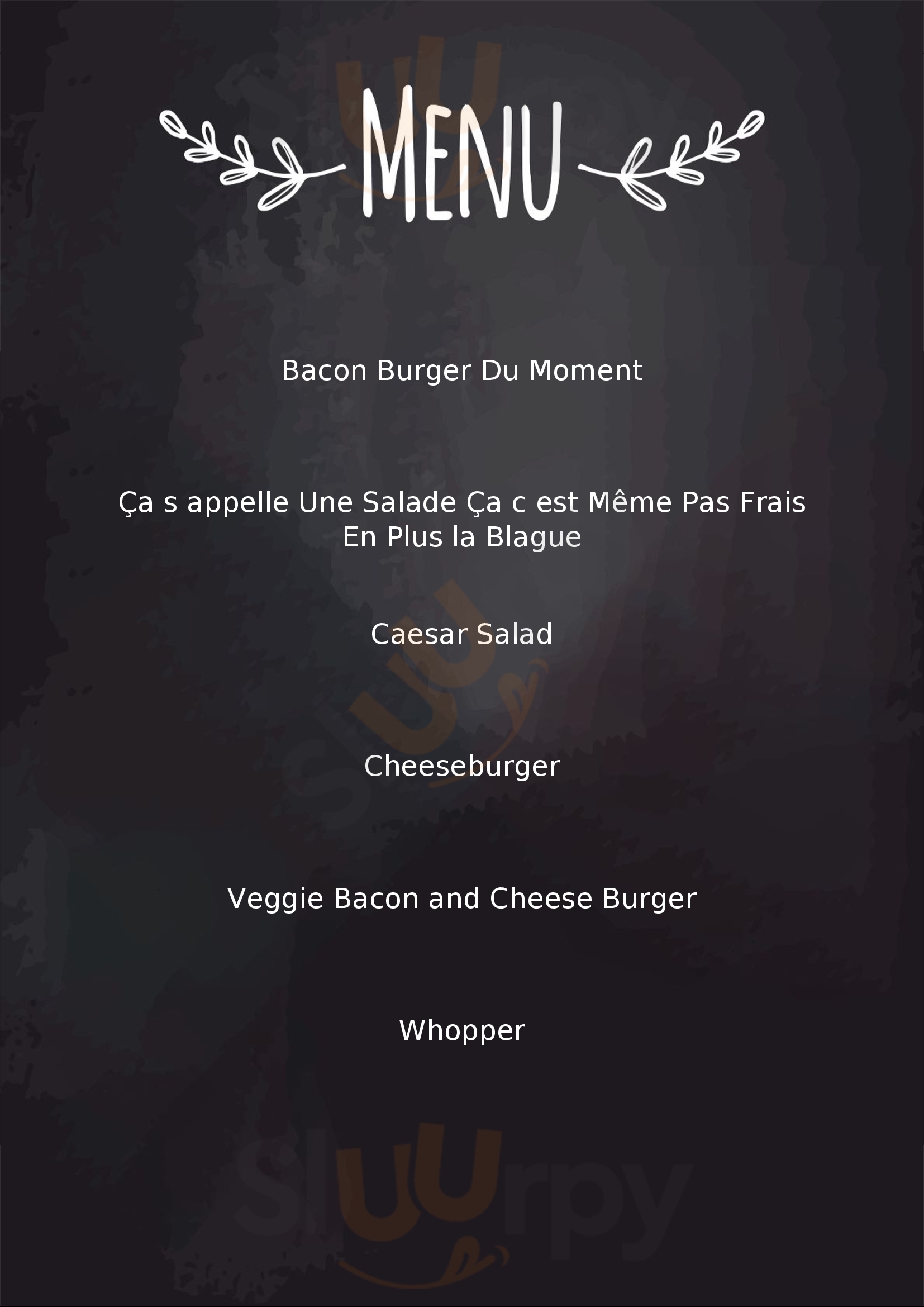 Burger King Paray-Vieille-Poste Menu - 1