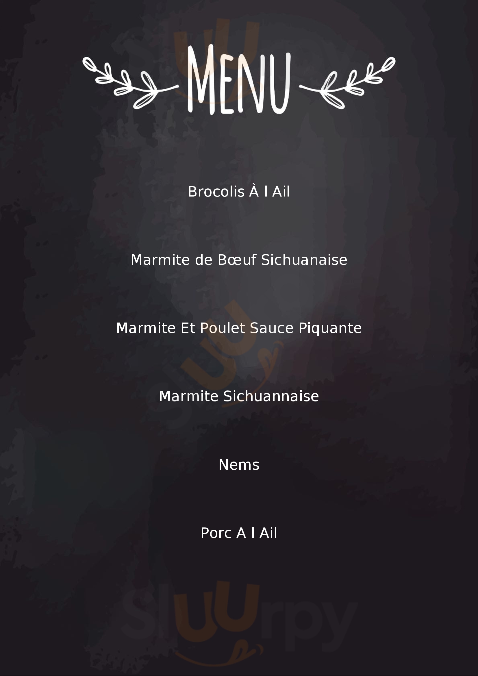 Chef Panda Le Havre Menu - 1