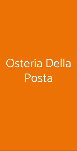 Osteria Della Posta, Appiano Gentile