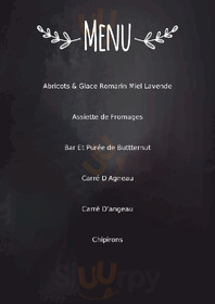 Cafe Et Restaurant Du Village menu