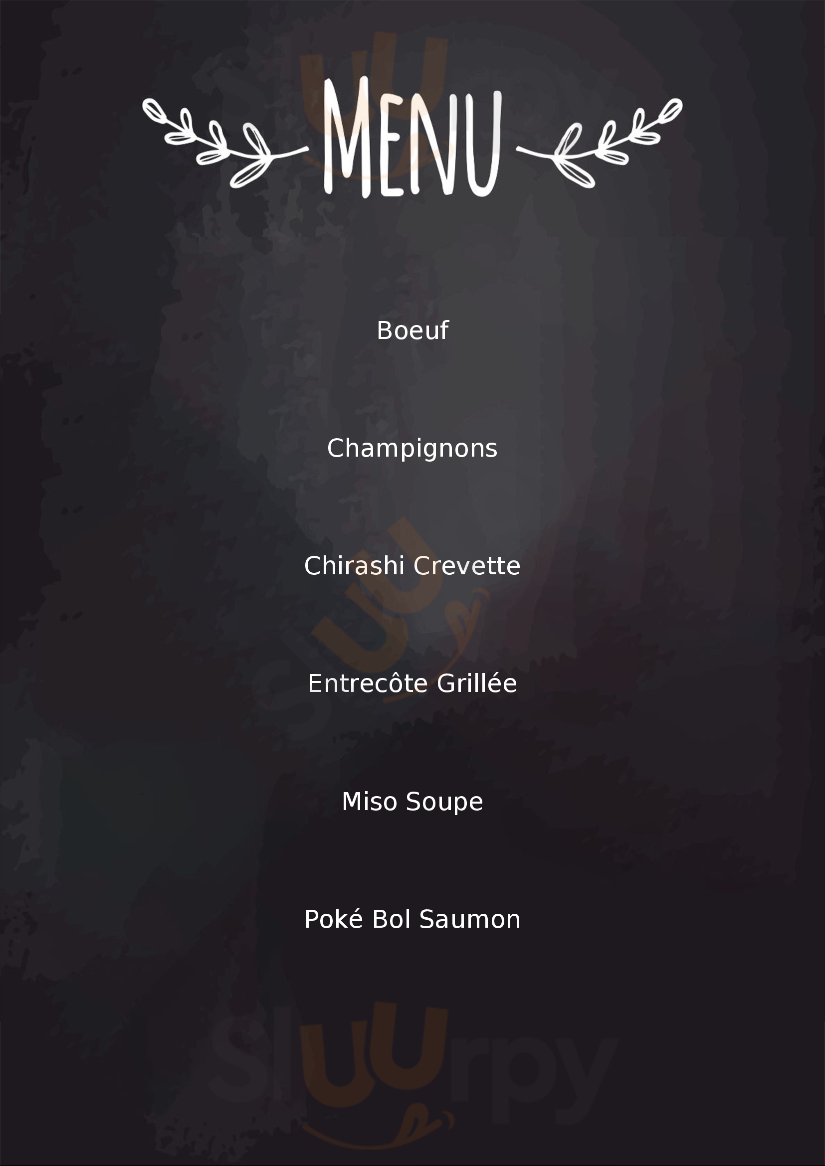 Kokemaki Paris Menu - 1