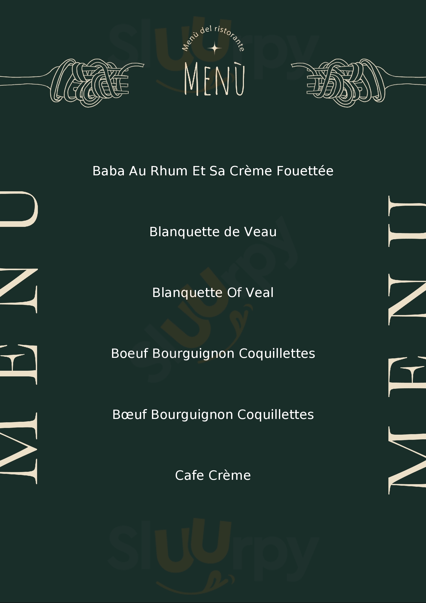 Le Bouillon Croix-rousse Lyon Menu - 1
