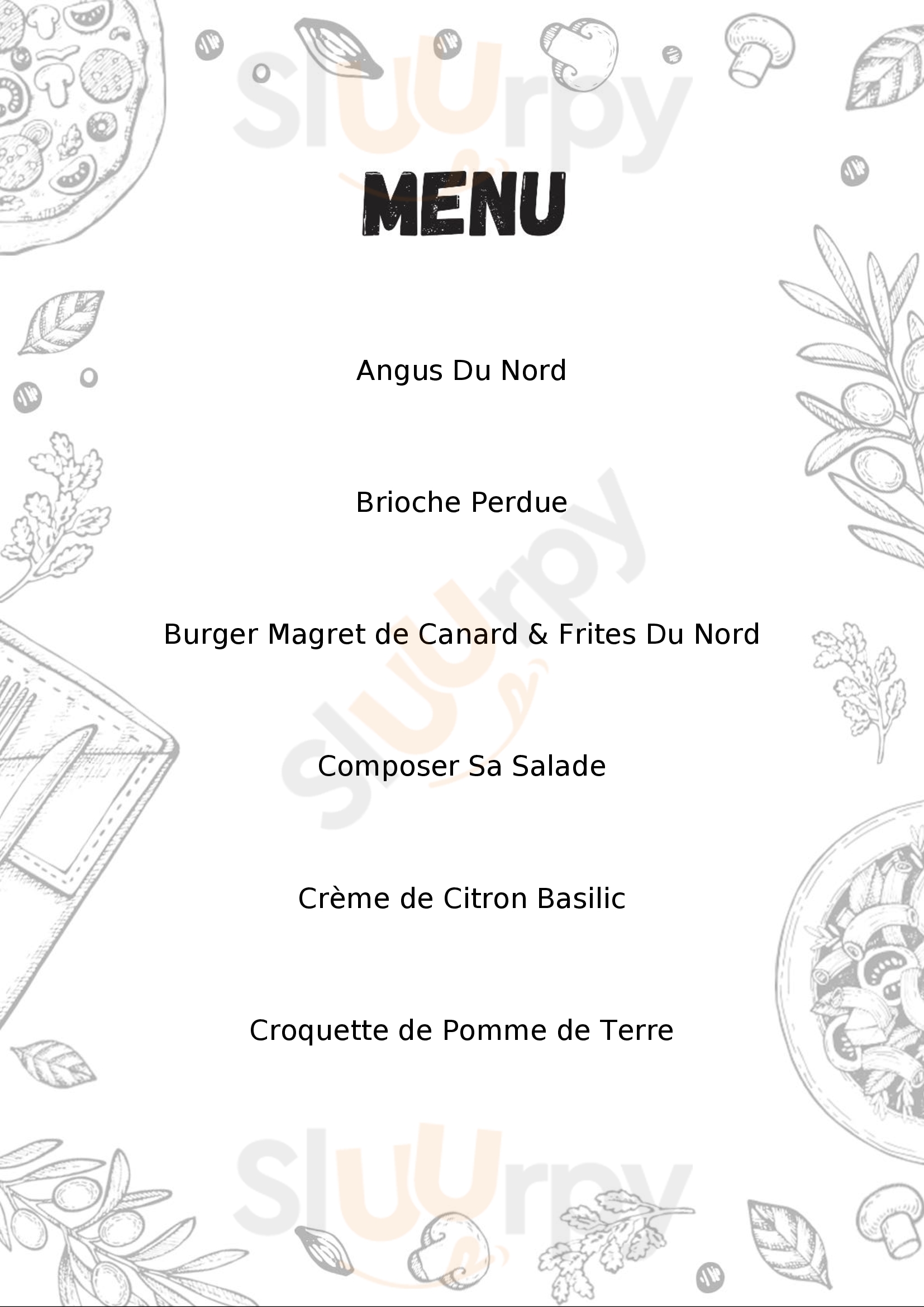 N+1 Paris Menu - 1