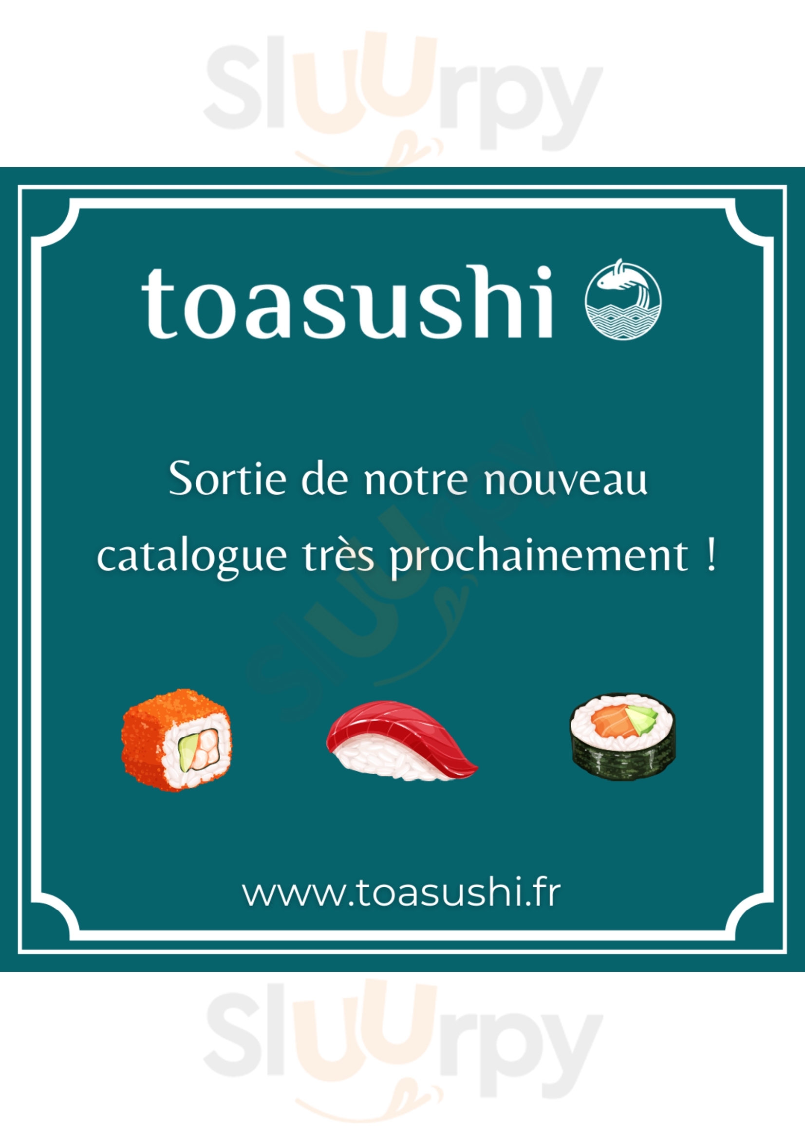 Toasushi - Charbonnières-les-bains Charbonnières-les-Bains Menu - 1