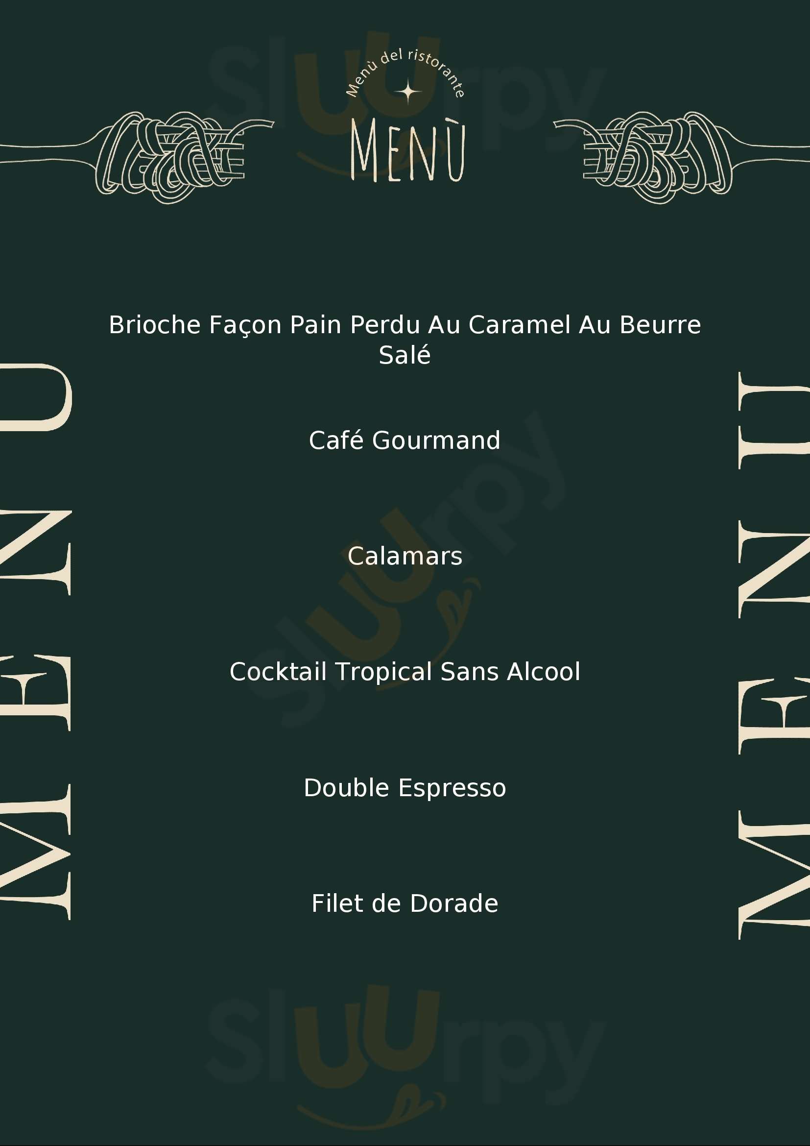 Le Bistrot De Nino Cassis Menu - 1