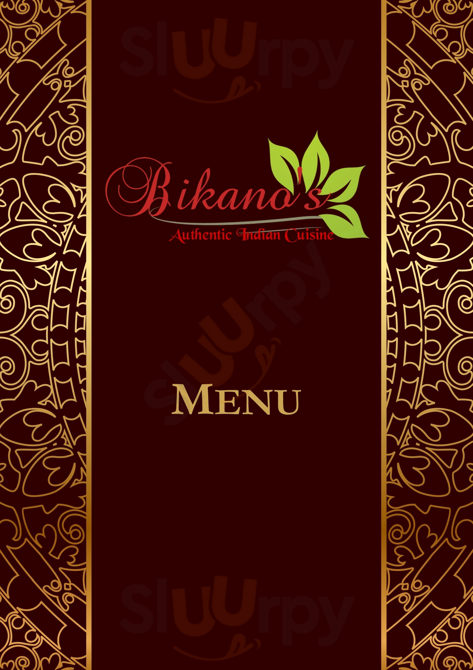 Bikano's Indian Cuisine Bath Menu - 1