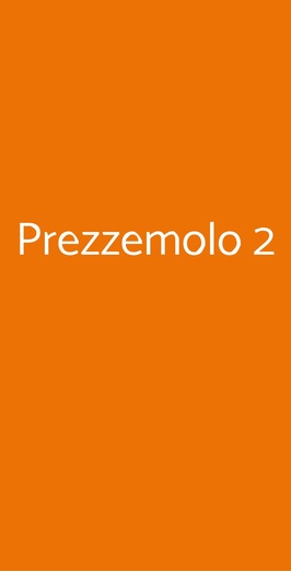 Prezzemolo 2, Lomazzo