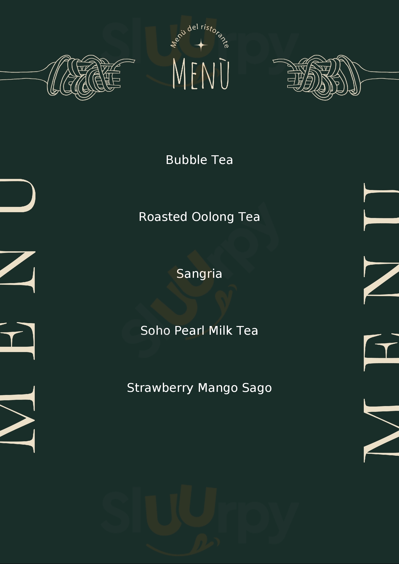 Soho Tea Edinburgh Menu - 1