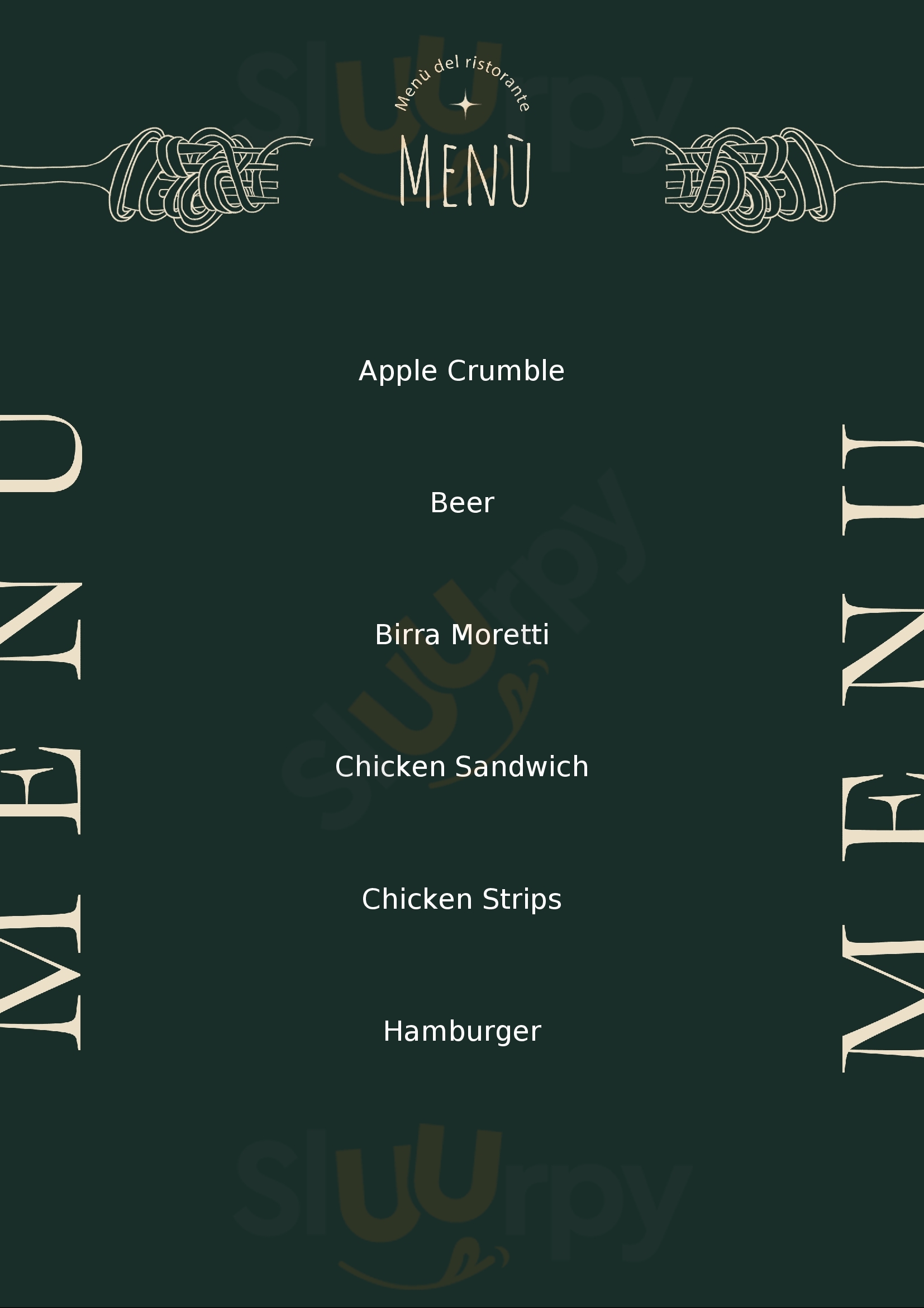 The Whitemoor Nottingham Menu - 1