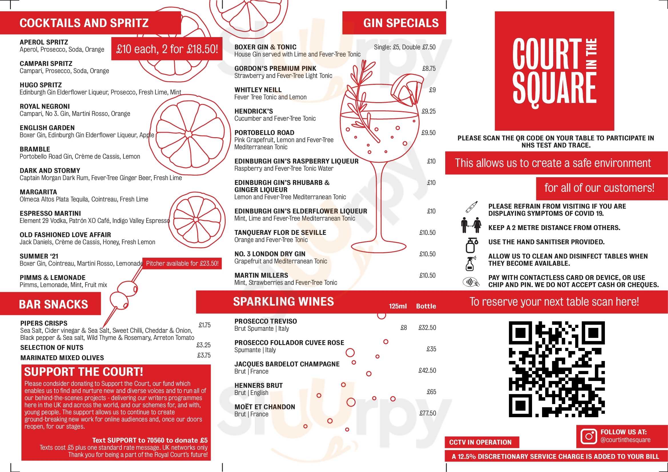 Court In The Square London Menu - 1