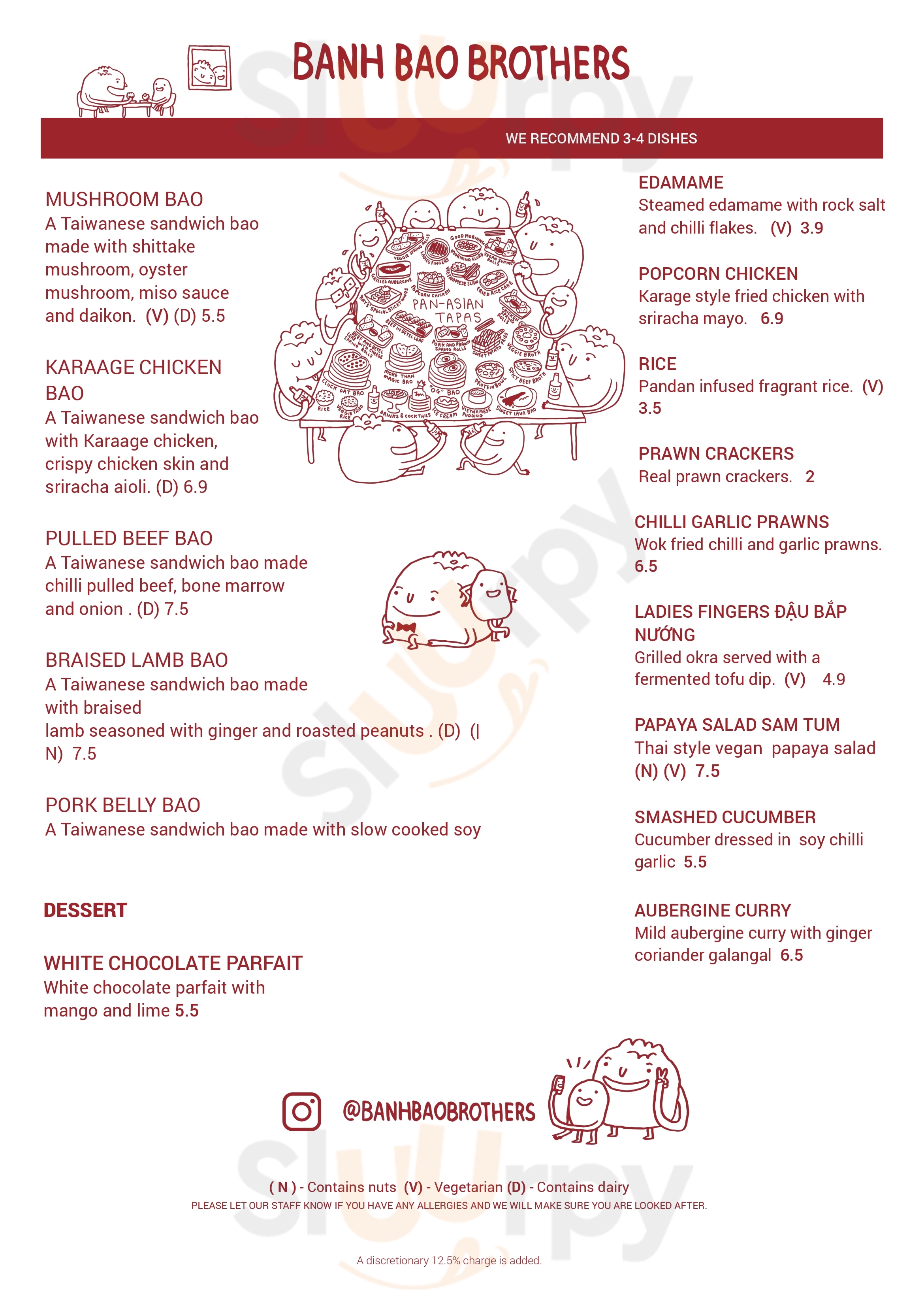 Main Menu - Banh Bao Brothers