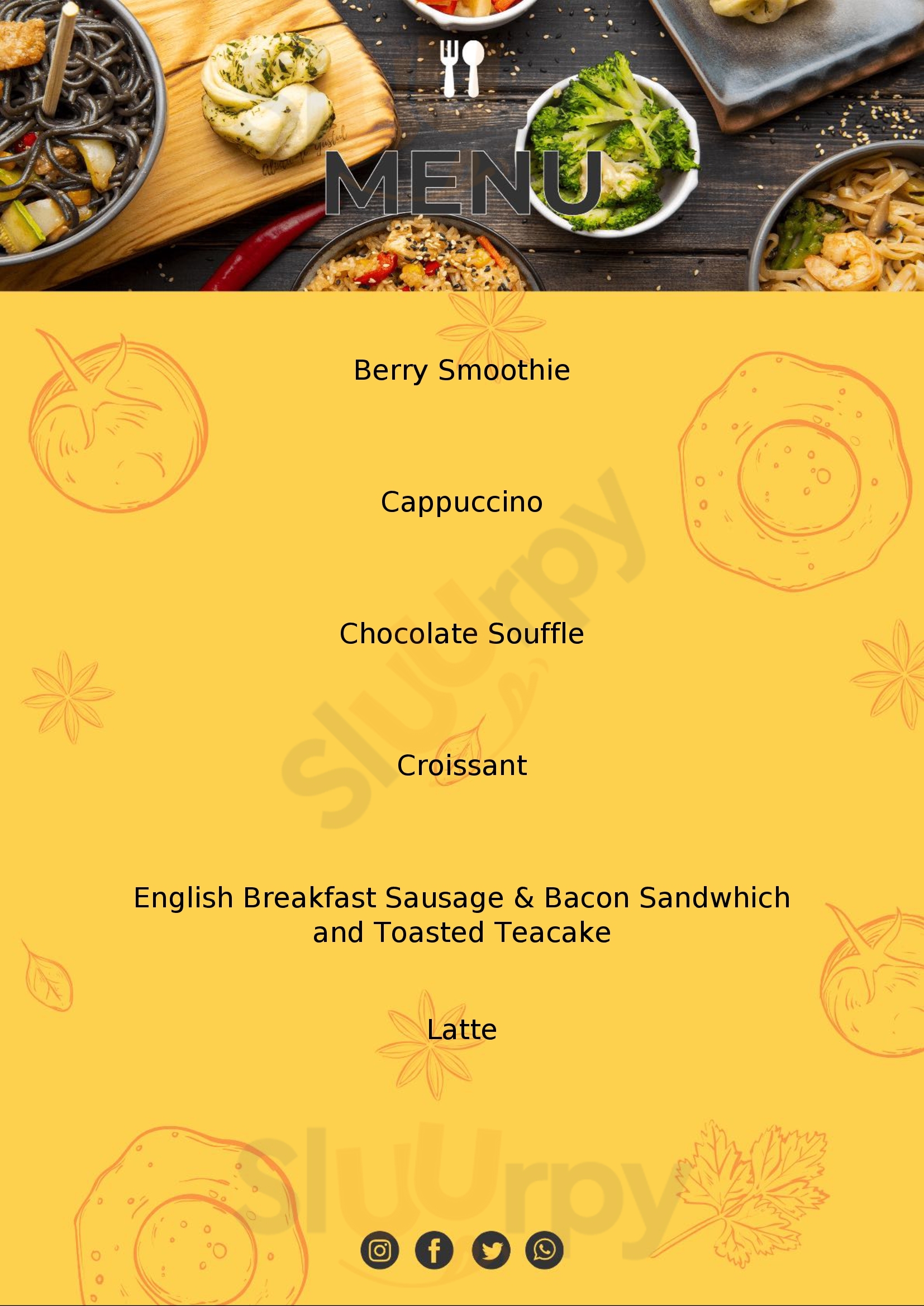 Boswells Cafe Cwmbran Menu - 1