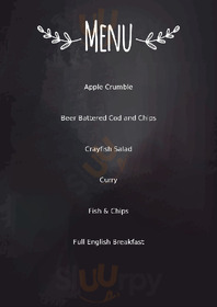 Ty Nant Inn menu