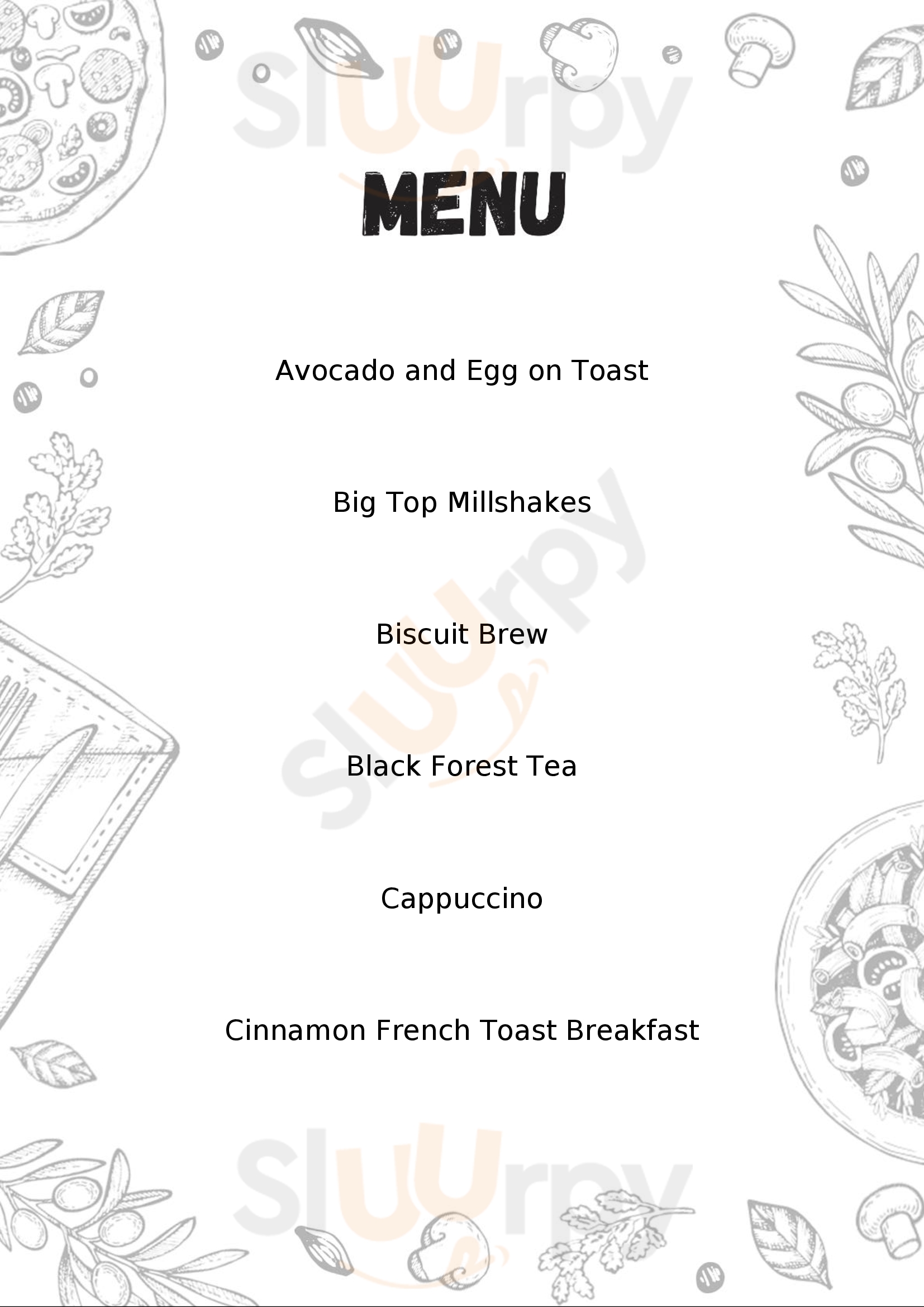 Biscuit And Brew Tea House Nottingham Menu - 1