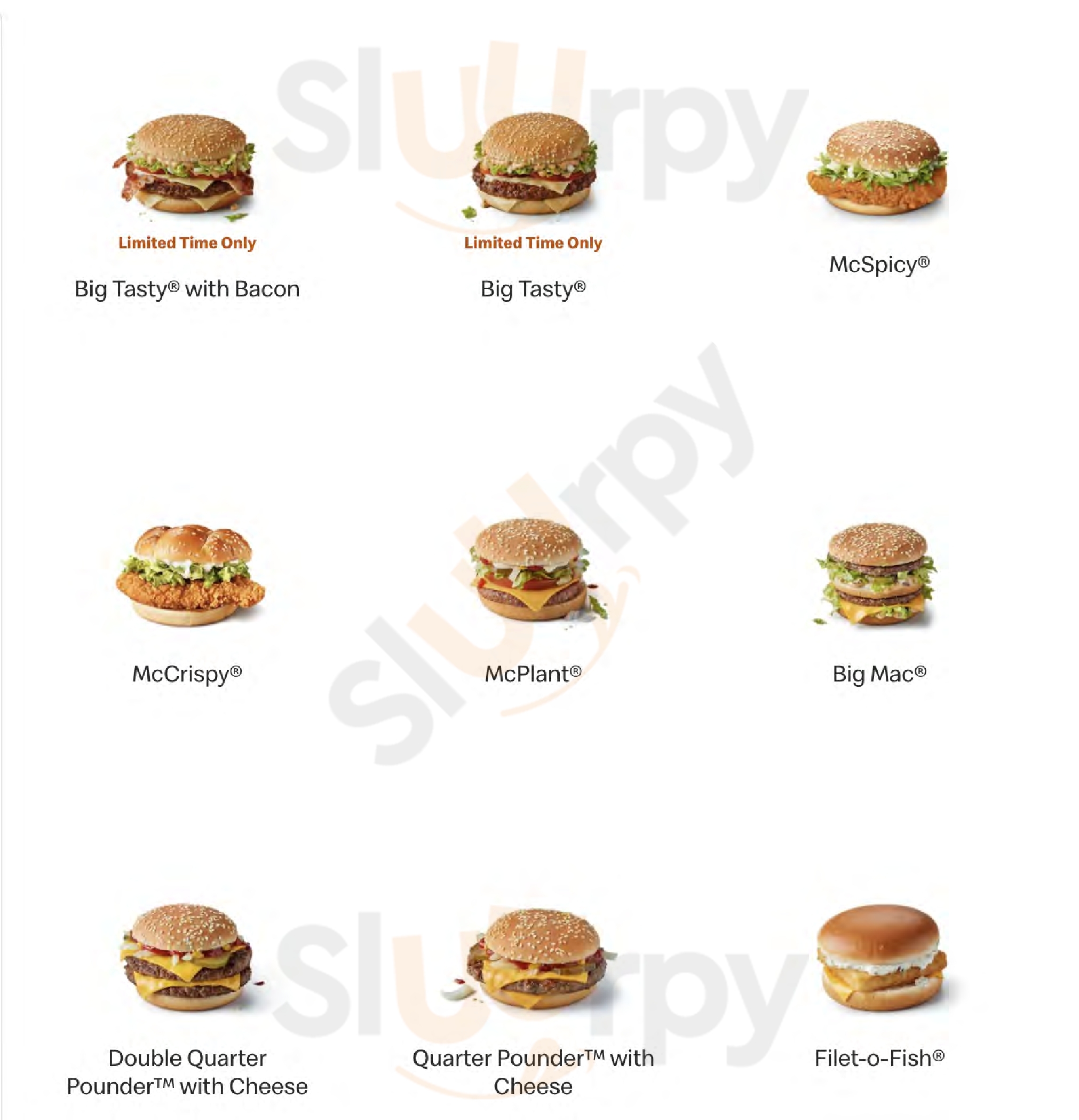 Mcdonald's London Menu - 1