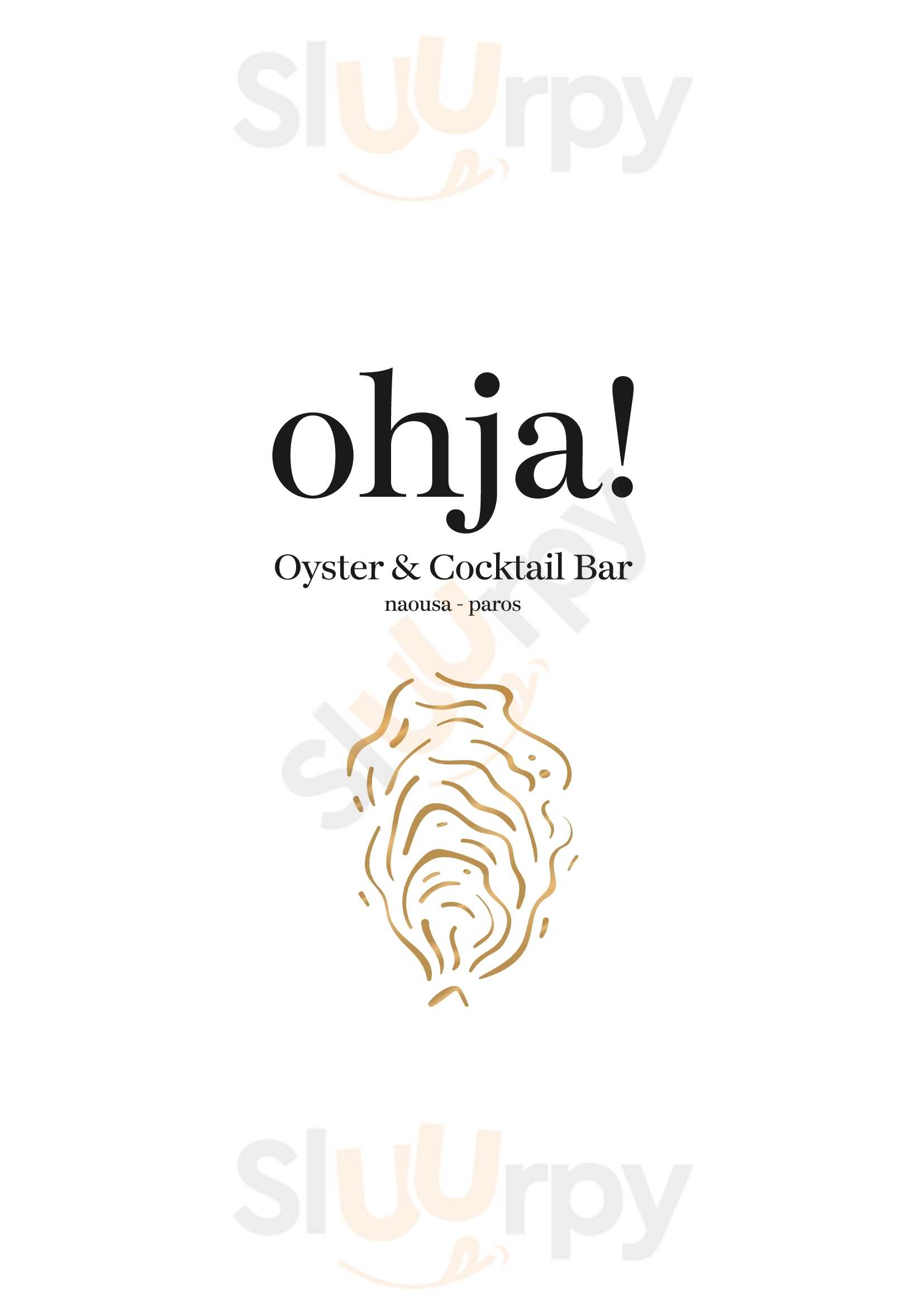 Ohja Oyster & Cocktail Bar Νάουσα Menu - 1