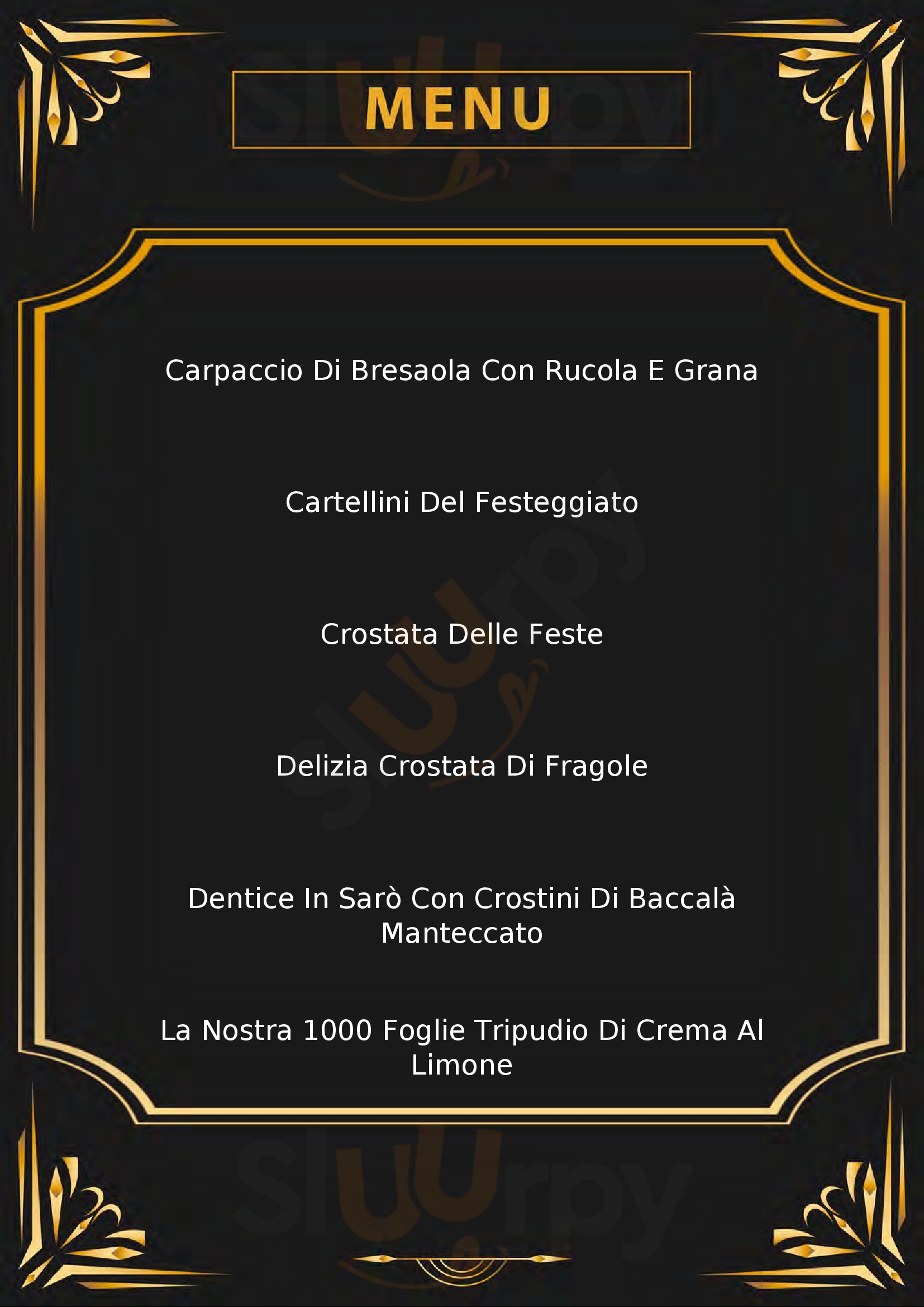 Trattoria Fasolo Padova Menu - 1