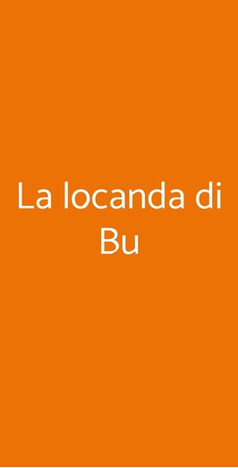 La Locanda Di Bu, Nusco