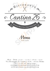 Cantina 26, Roma