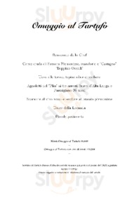 Menu degustazione