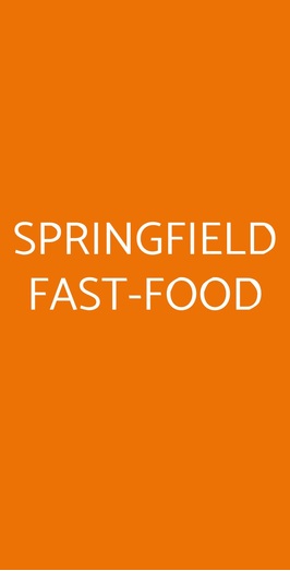 Springfield Fast-food, Avellino