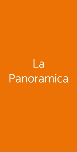 La Panoramica, Bossolasco