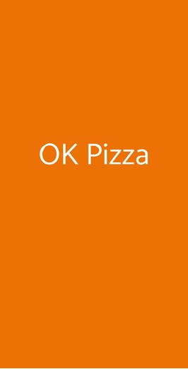 Ok Pizza Evolution