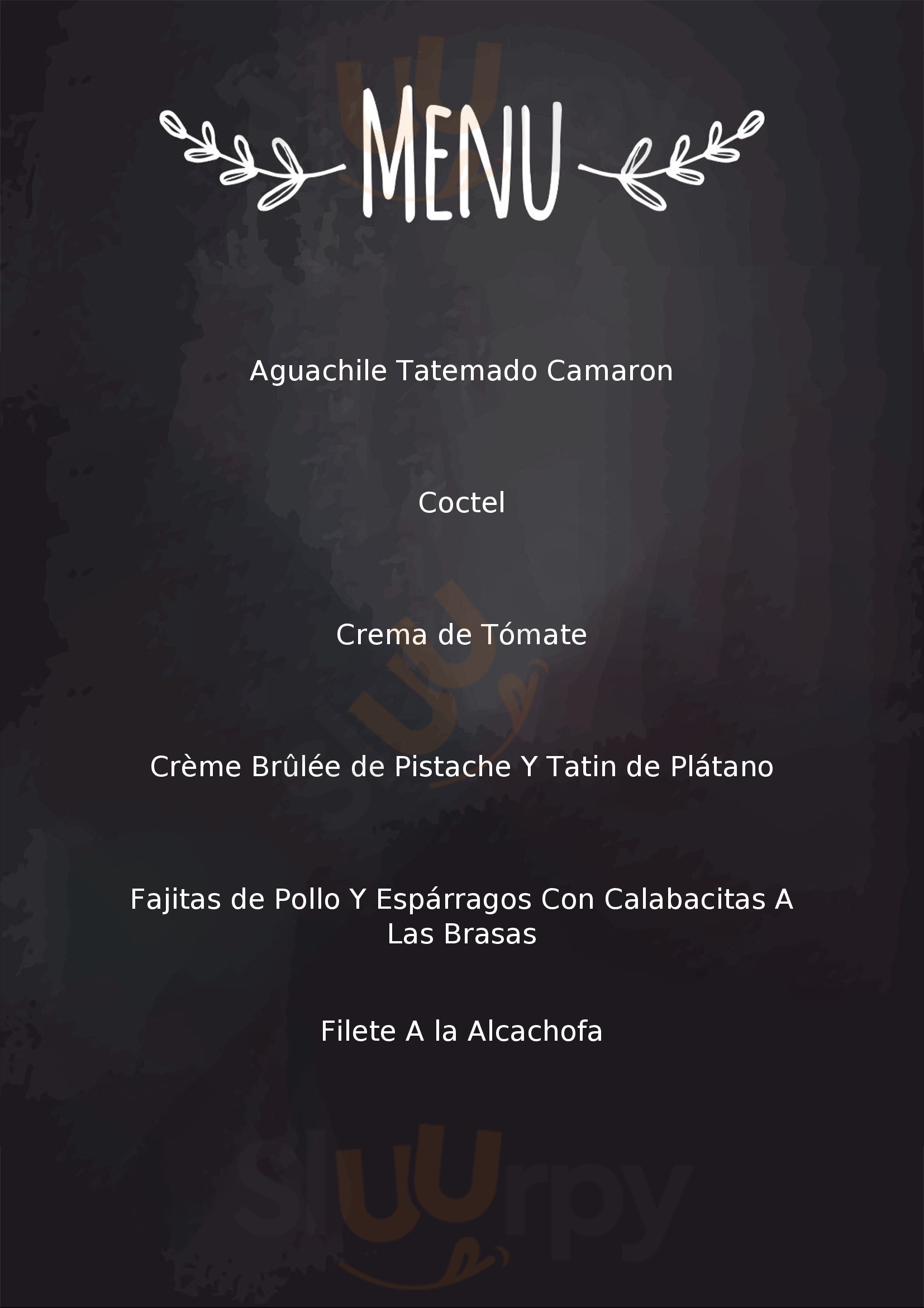Restaurant Menta Negra Guadalajara Menu - 1