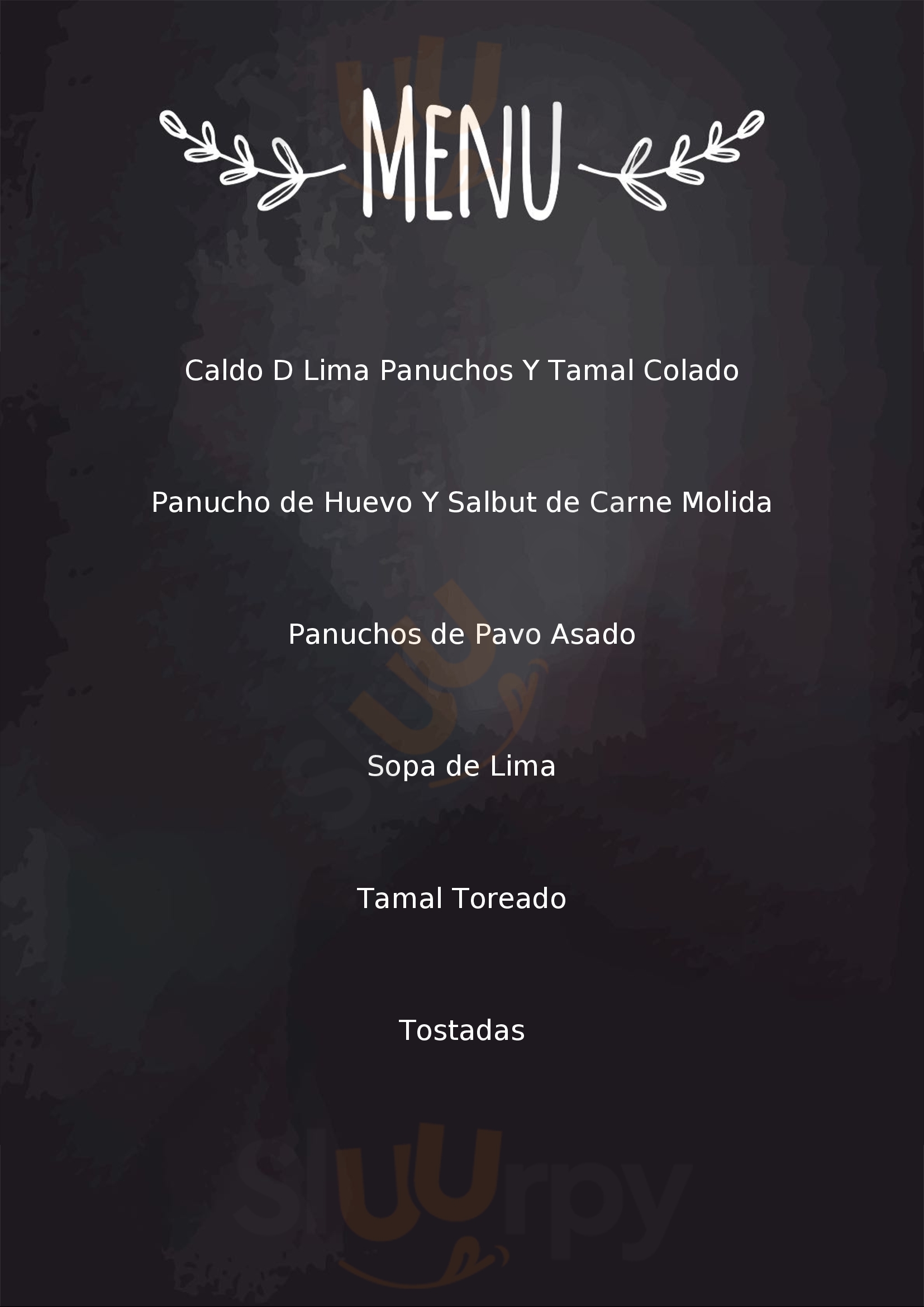 El Panucho De Kanasin Mérida Menu - 1