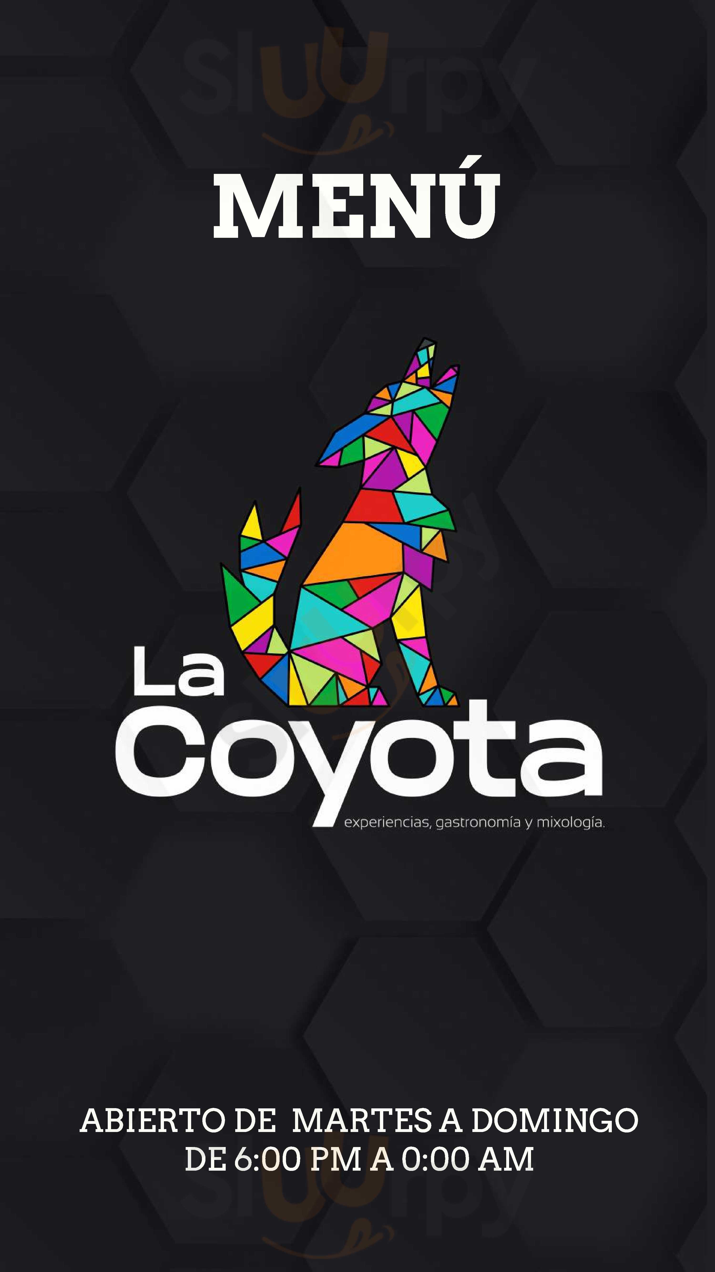 La Coyota Cancún - Cocina & Mixología Cancún Menu - 1