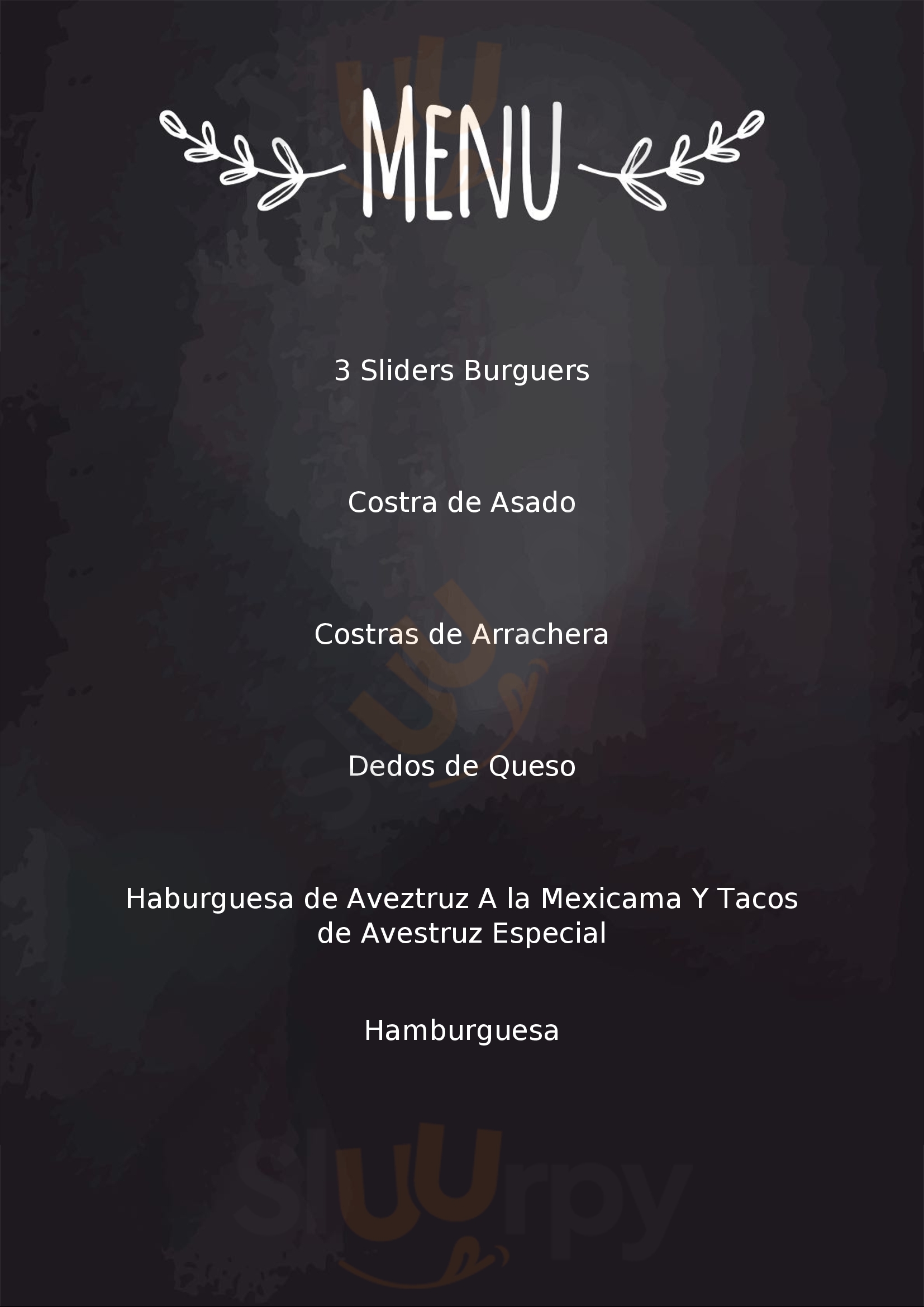 Avestruz Gourmet Fast Food Mérida Menu - 1