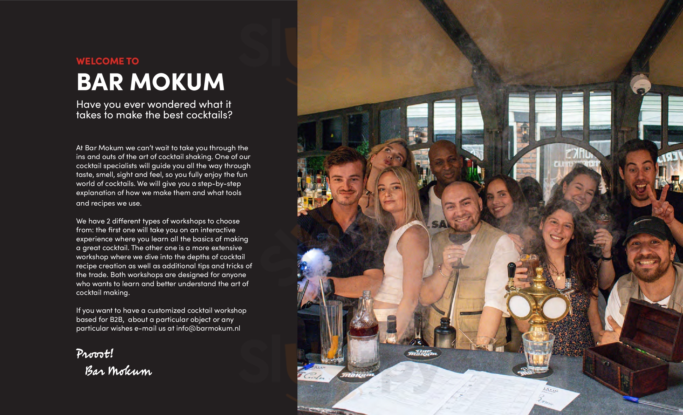 Bar Mokum Amsterdam Menu - 1