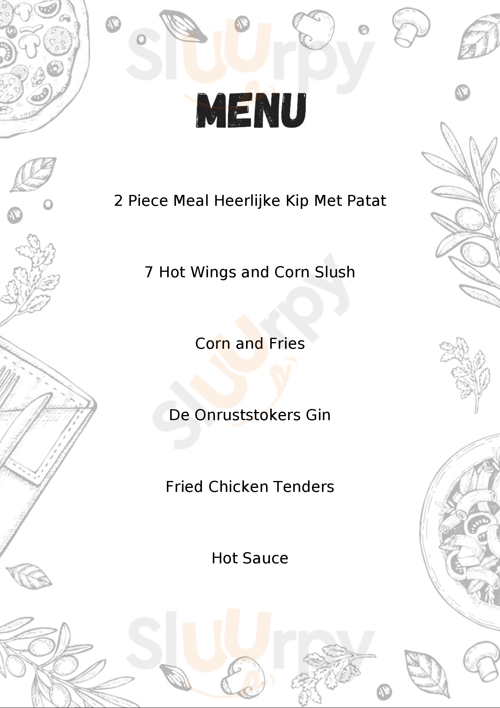 Naskip Amsterdam Menu - 1