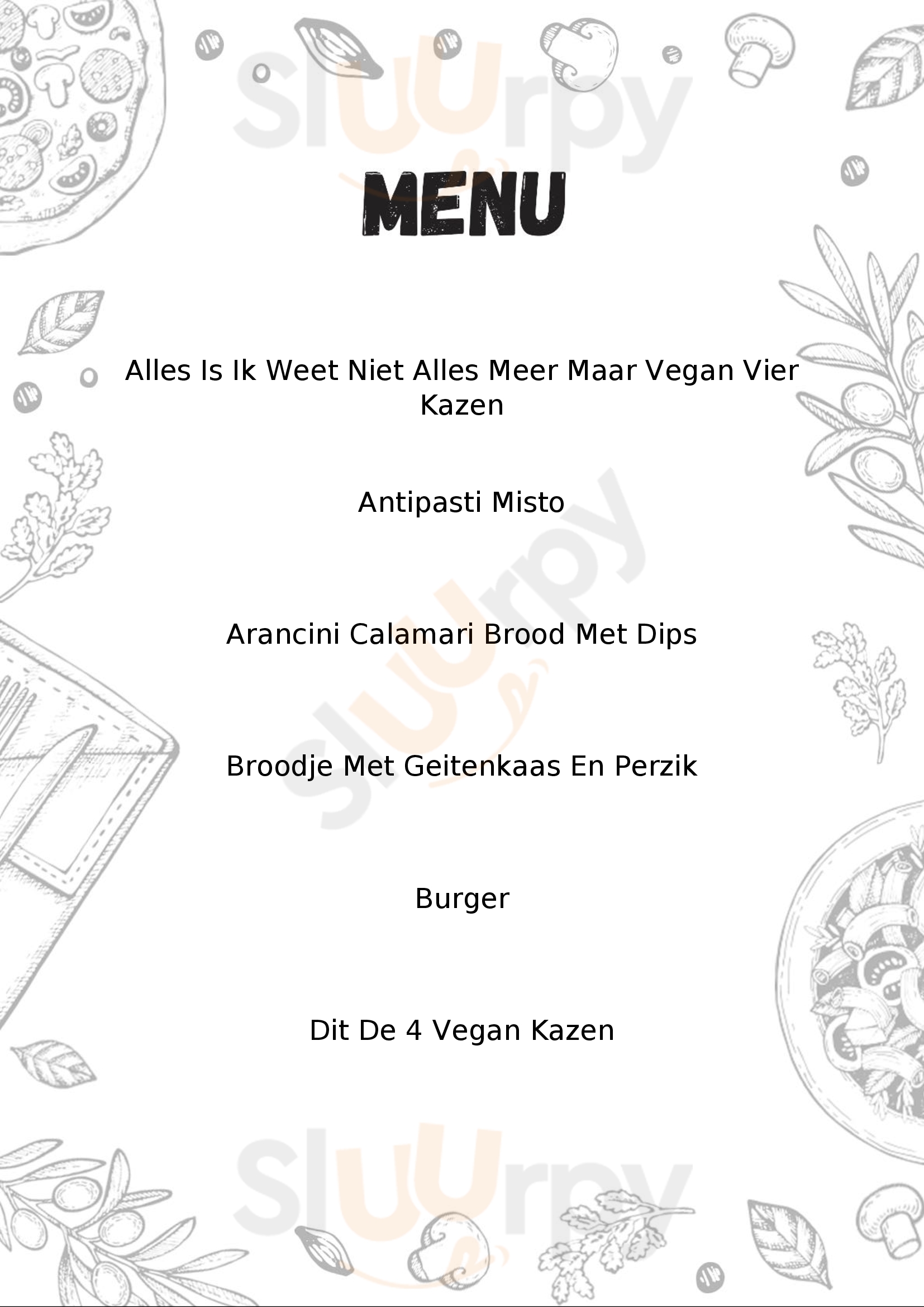 Restaurant Konijnenvoer Arnhem Menu - 1