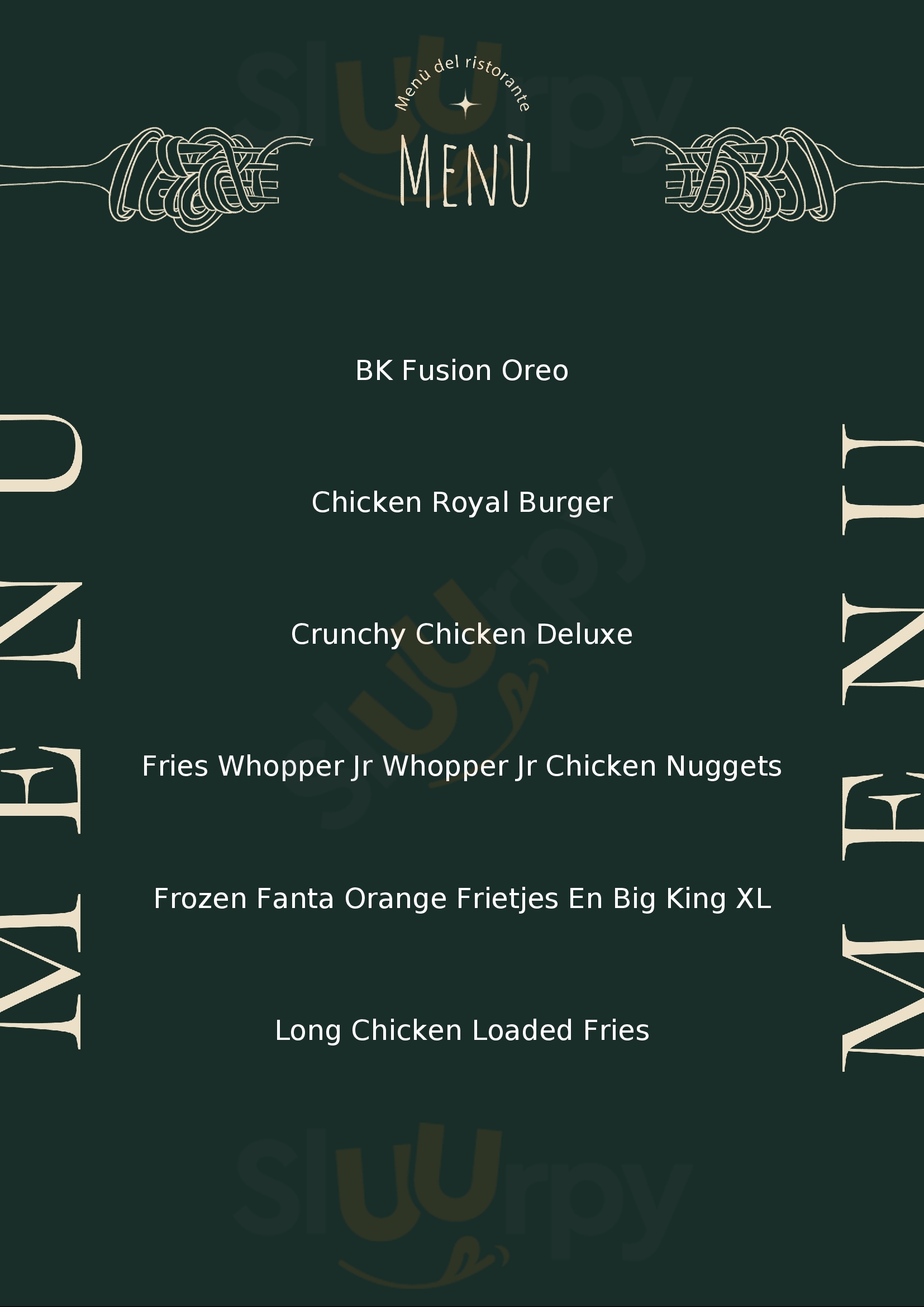 Burger King Eindhoven Menu - 1