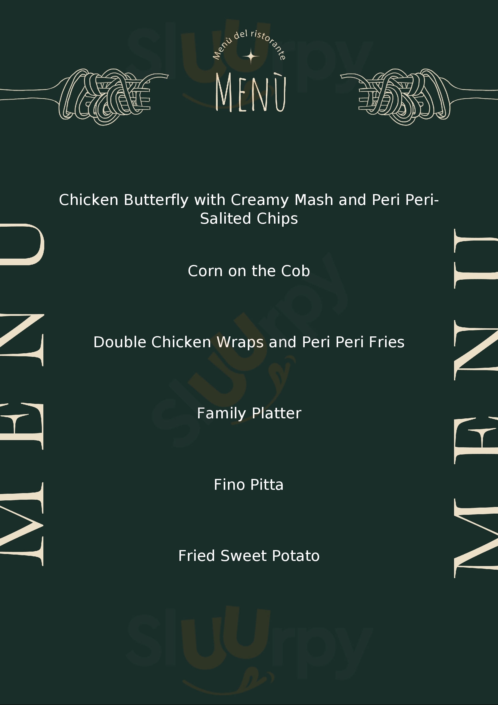 Nando’s Hamilton Menu - 1