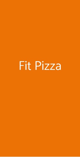 Fit Pizza, Sassari