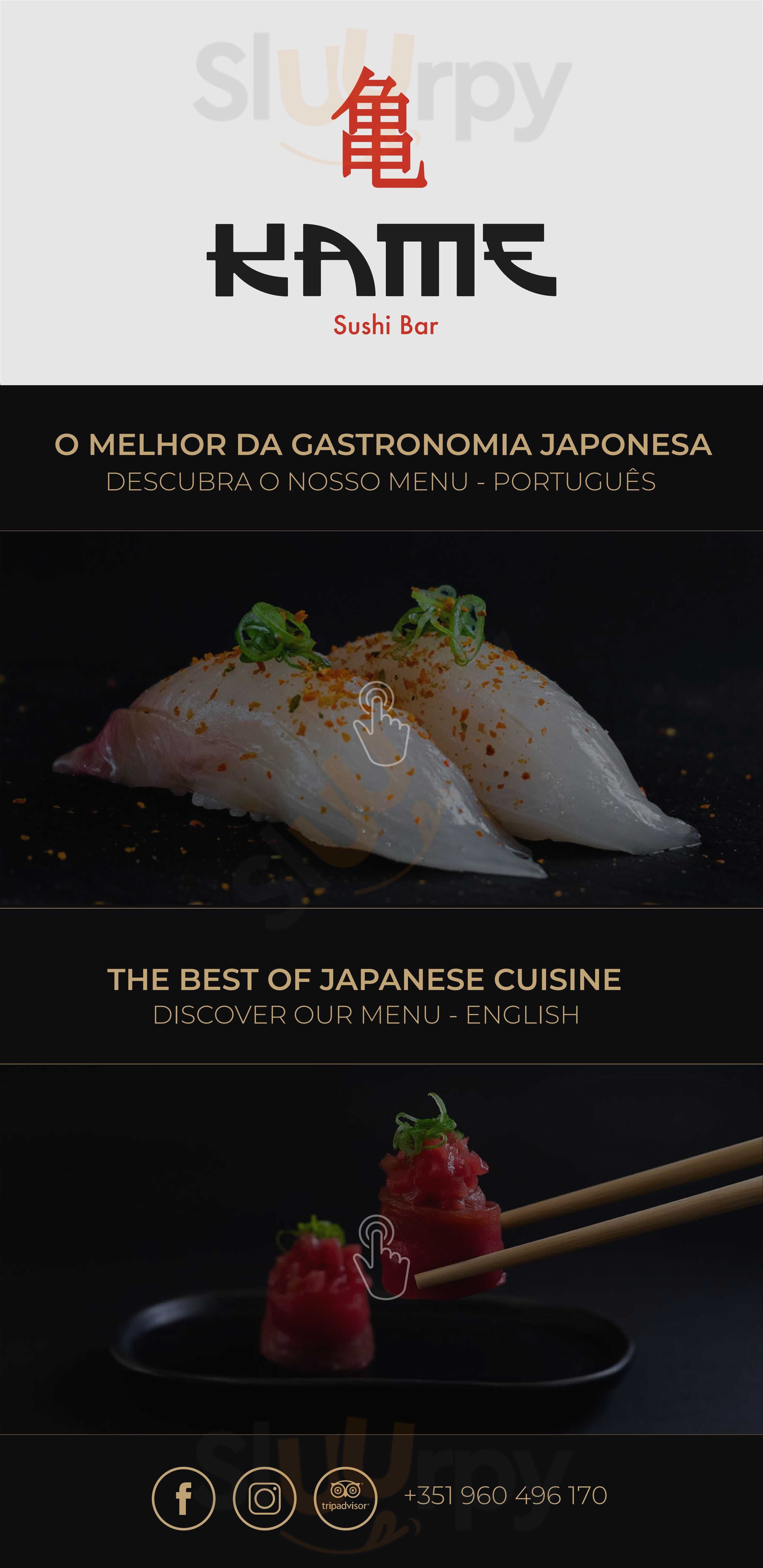 Kame Sushi Bar Portimão Menu - 1
