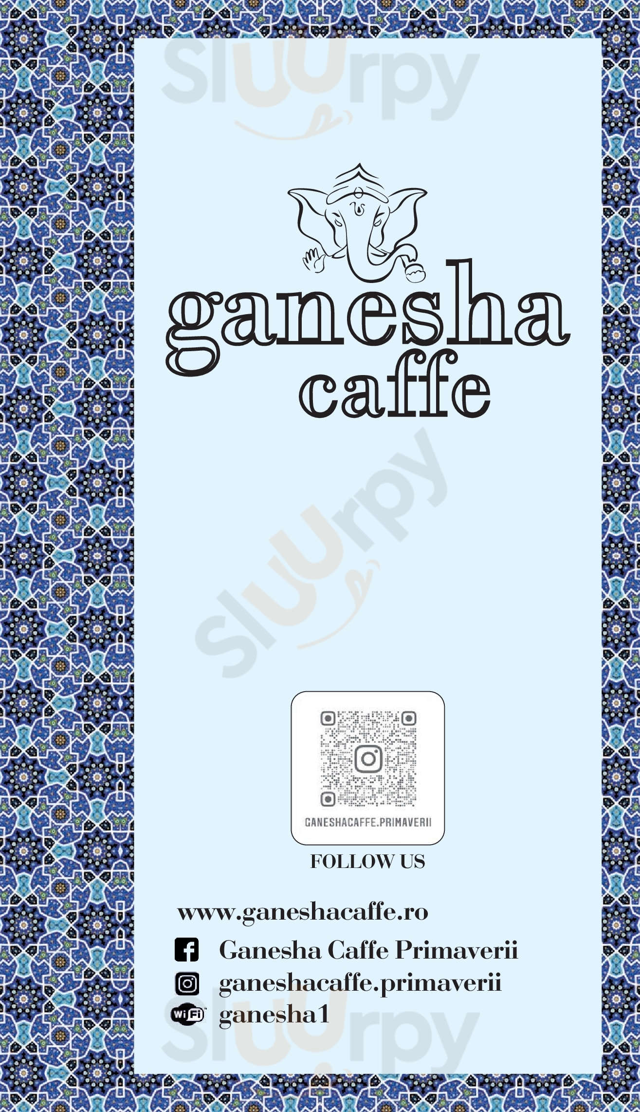 Ganesha Caffe - Primaverii Bucharest Menu - 1