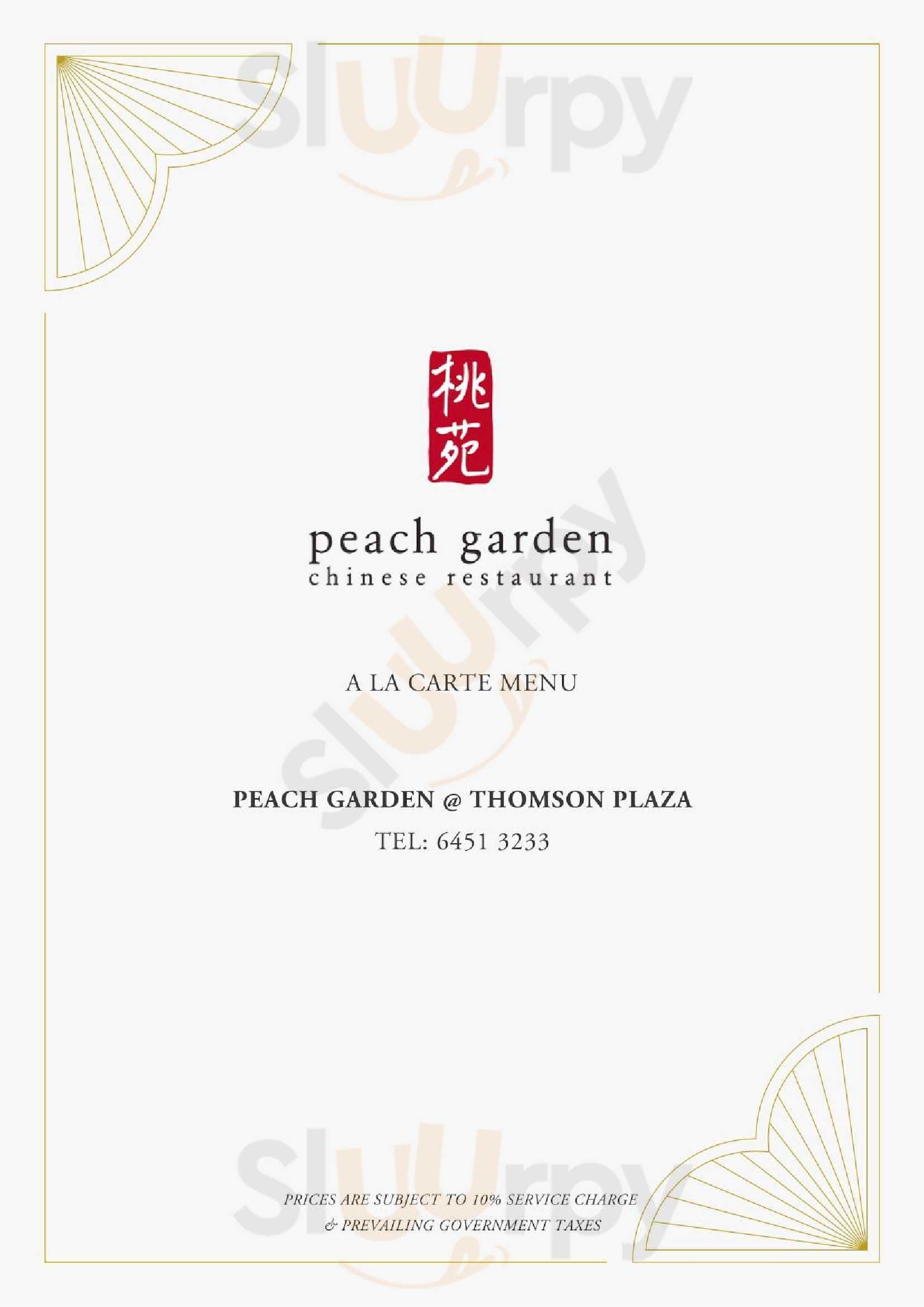 Peach Garden @ Thomson Plaza Singapore Menu - 1