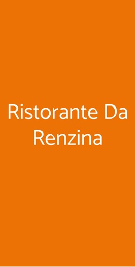 Ristorante Da Renzina, Savelletri