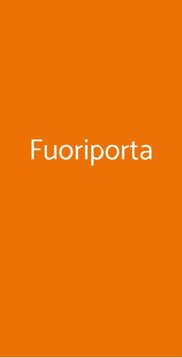 Fuori Porta