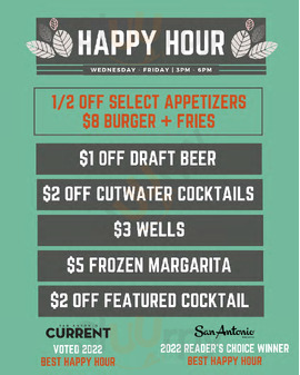 The Good Kind menu