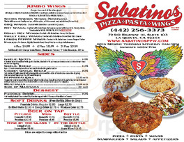 Sabatinos Pizza Pasta And Wings