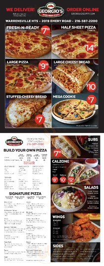 Georgio's Oven Fresh Pizza