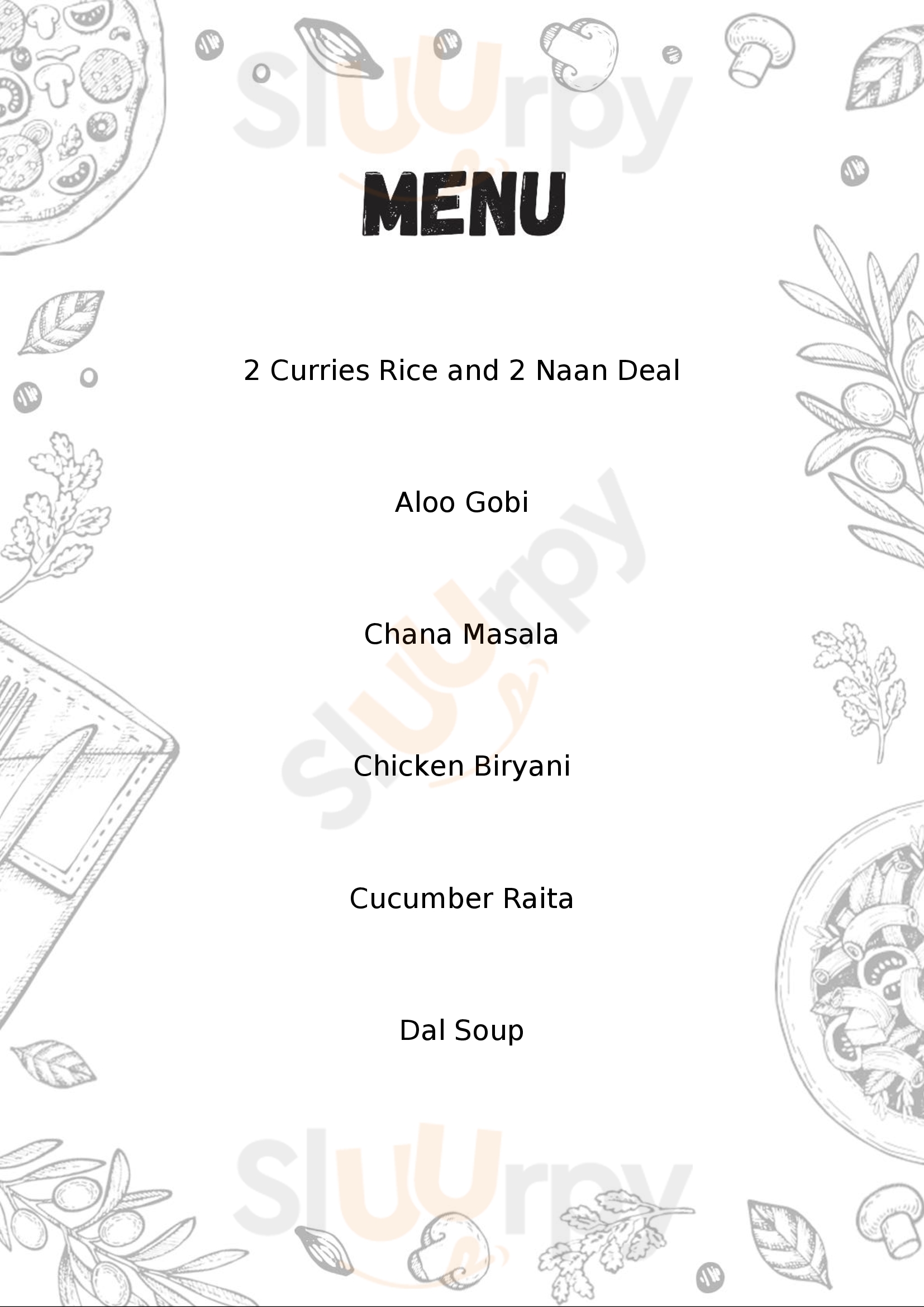 Silsila The Flaming Tandoor Portland Menu - 1