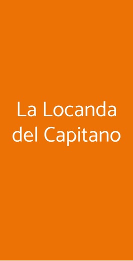 La Locanda Del Capitano, Montone